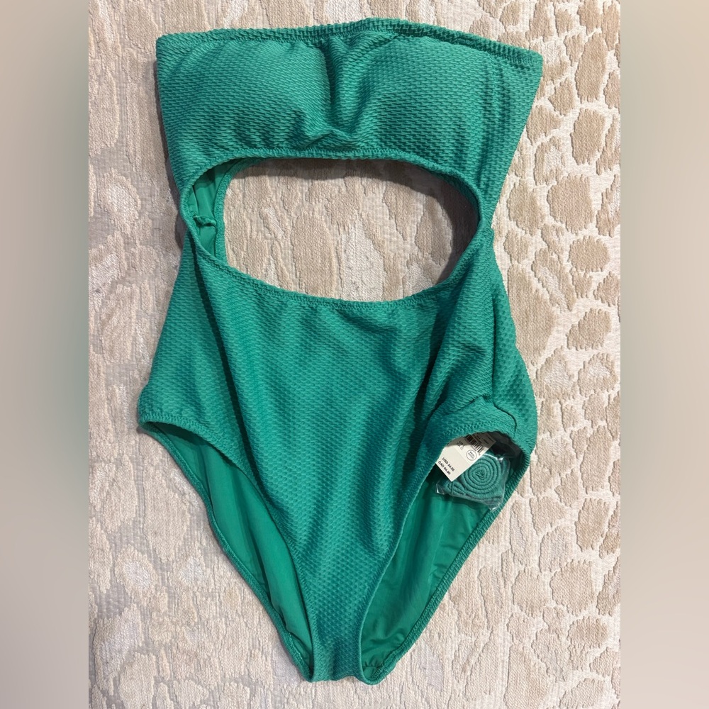 NWT!! Aerie Green Women Swim One Piece